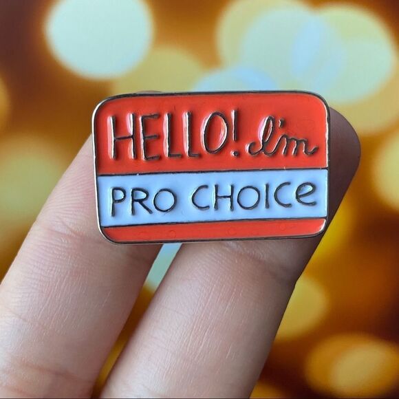Pro Choice Enamel Pin/ Brooch - Picture 1 of 6
